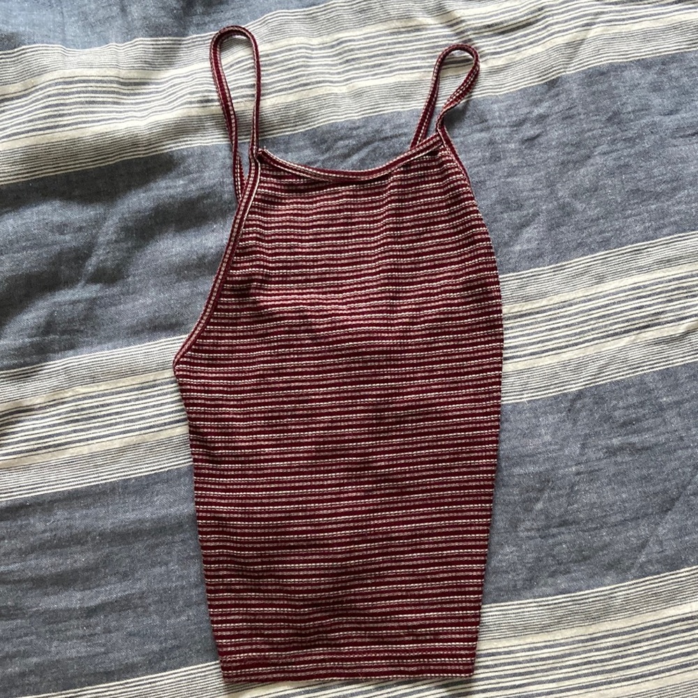 DONT ASK WHY Red striped top